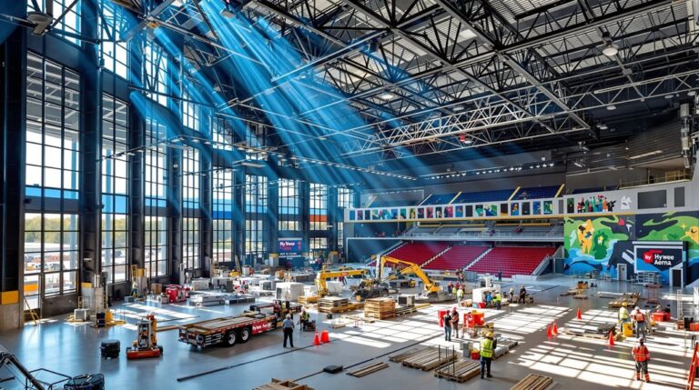 hy vee arena multipurpose renovation