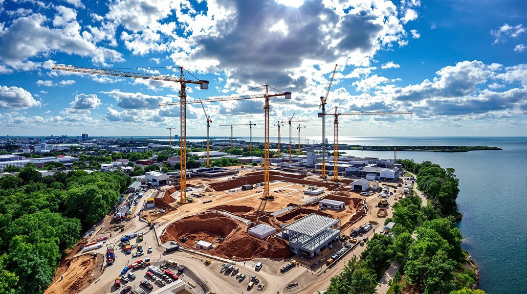 port washington construction growth