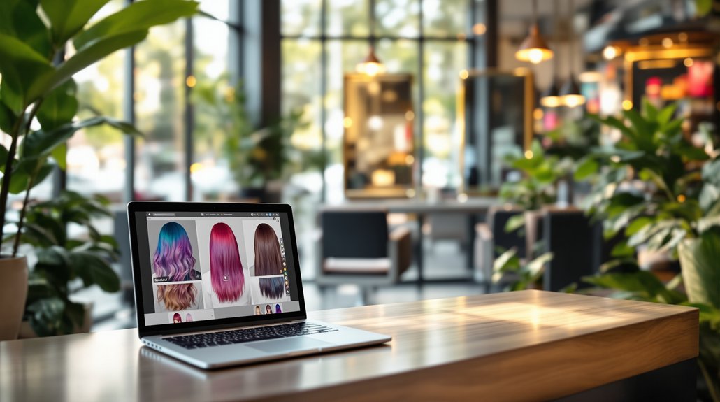 online hairstyle selection tool