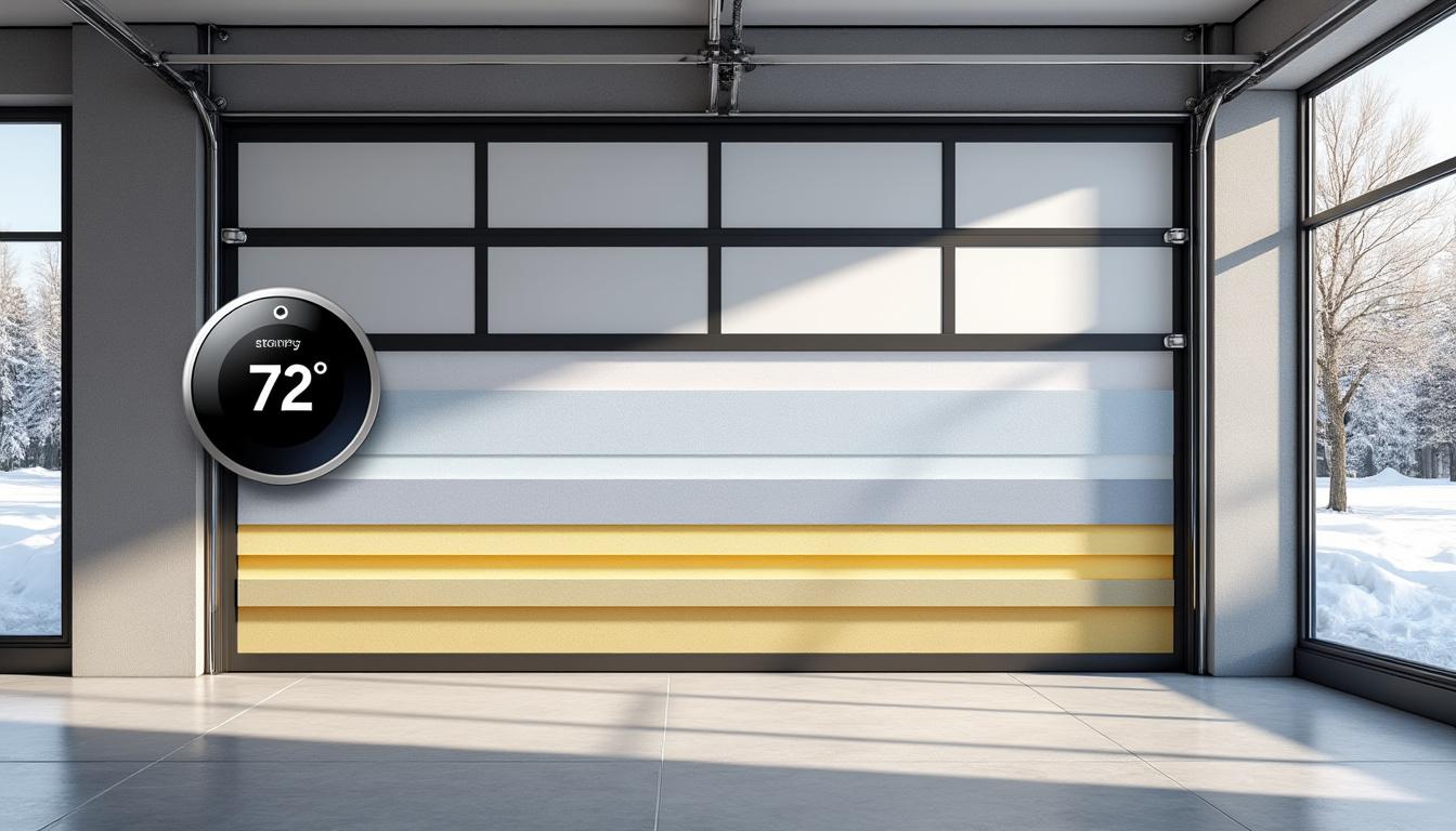 discover how insulated garage doors enhance energy efficiency and improve comfort by reducing heat loss and maintaining a consistent indoor temperature.