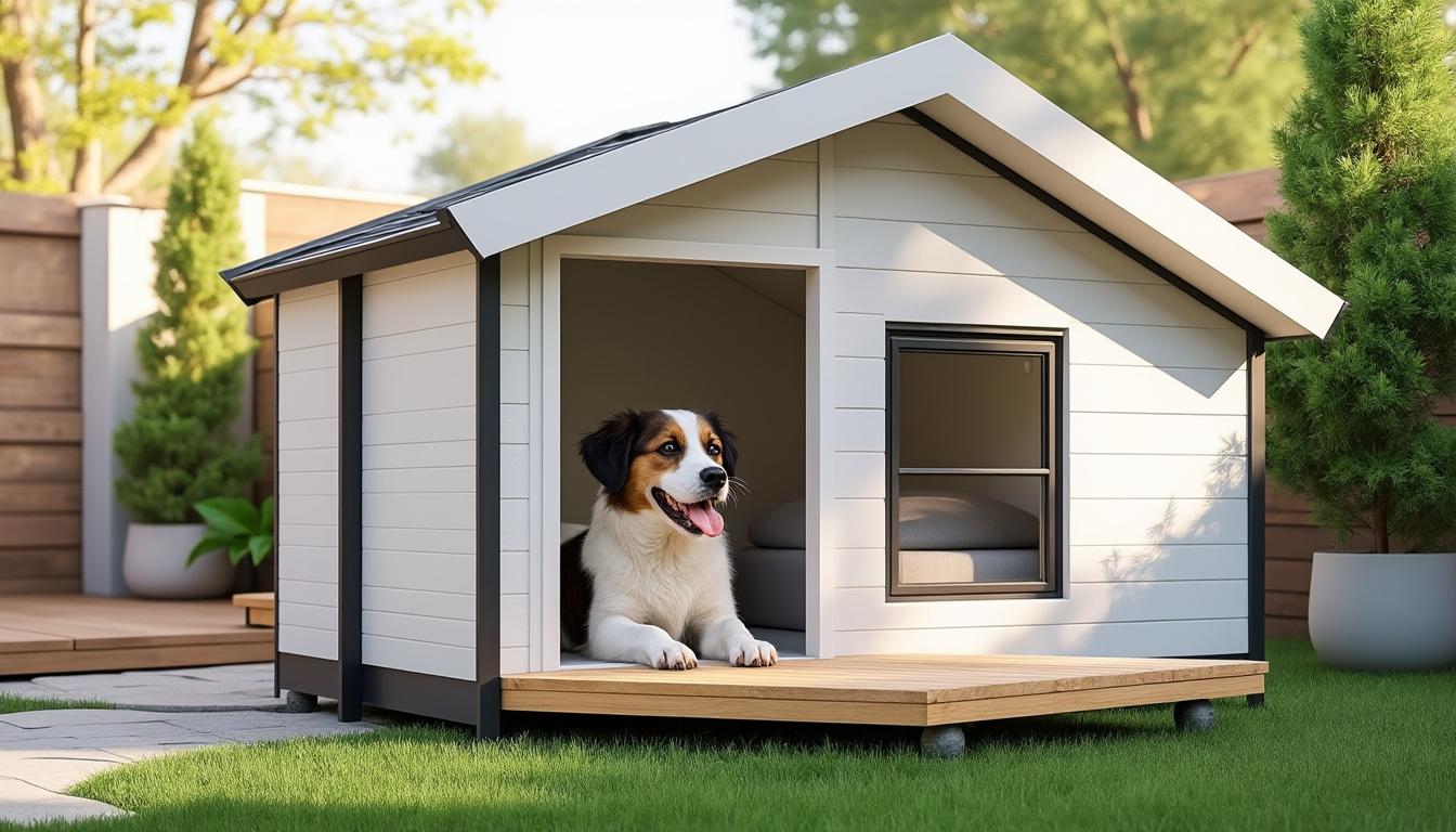 discover expert tips on selecting the best large insulated dog house to keep your pet warm, comfortable, and protected all year round.