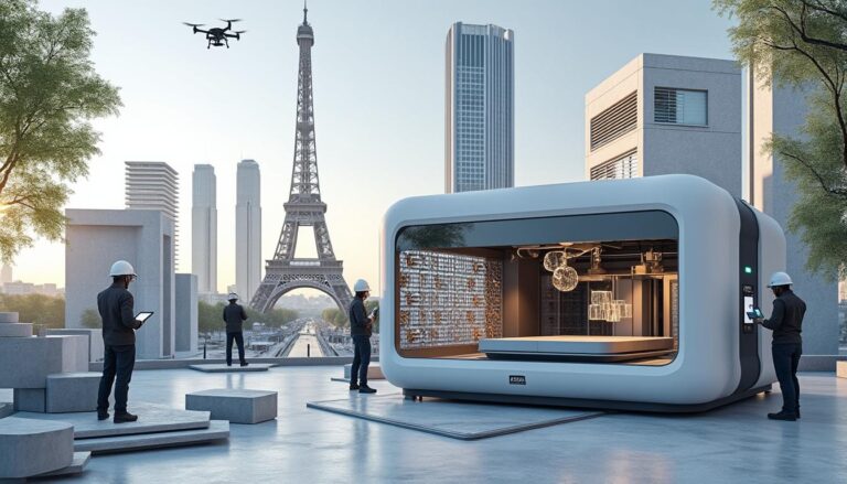 découvrez les dernières innovations en impression 3d béton à paris en 2026, révolutionnant la construction durable et rapide.